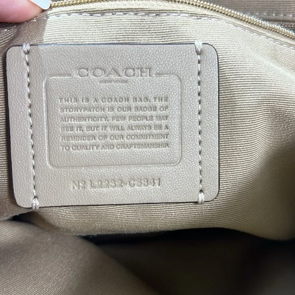 Coach Kacey Crossbody Bag Gold Hardware and Colorblock Satchel - Picture 11 of 17